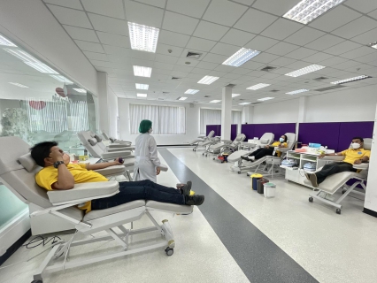 ไฟล์แนบ การประปาส่วนภูมิภาคสาขาสงขลา เข้าร่วมบริจาคโลหิต ถวายเป็นพระราชกุศลแด่พระบาทสมเด็จพระเจ้าอยู่หัว เนื่องในโอกาสวันเฉลิมพระชนมพรรษา วันที่ 28 กรกฎาคม 2566 ณ ภาคบริการโลหิตแห่งชาติที่ 12 ตำบลควนลัง อำเภอหาดใหญ่ จังหวัดสงขลา