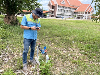 ไฟล์แนบ กปภ.สาขากำแพงเพชร สุ่มอ่านมาตรวัดน้ำรายใหญ่ เพื่อตรวจวัดความเที่ยงตรงของมาตรวัดน้ำ ตามมาตรฐานของ กปภ. 