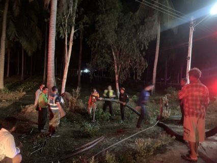 ไฟล์แนบ กปภ.สาขากุยบุรี ร่วมระงับเหตุสกัดเพลิงไหม้โรงงานใยมะพร้าว