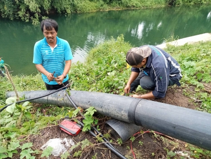 ไฟล์แนบ การประปาส่วนภูมิภาคสาขากาญจนดิษฐ์ ร่วมกับกองระบบผลิตและควบคุมคุณภาพน้ำ กปภ.เขต 4 ดำเนินการติดตั้งSubmersible Pump 250 ลบ.ม/ชม. ณ สถานีผลิตน้ำวิภาวดี หน่วยบริการบ้านใน