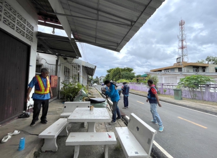 ไฟล์แนบ กปภ.สาขาขลุง ออกสำรวจหาท่อรั่วในพื้นที่ตามแผน MM02 ท่อส่งจ่ายพลิ้ว และลงถัง บริเวณถนนสุขุมวิท ฝั่งดำน้ำหยด(ขวามือ) - หมู่บ้านสิทธิกร2 และถนนสุขุมวิท ฝั่งปั๊ม ปตท.ขลุง (ซ้ายมือ) - ร้านคาราโอเกะกระต่ายทอง