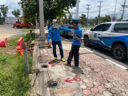 ไฟล์แนบ กปภ.สาขากาญจนบุรี ทำการค้นหาท่อแตกรั่ว 