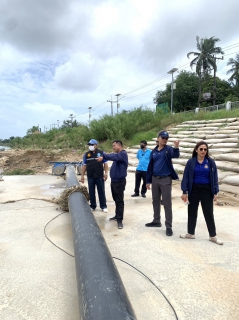 ไฟล์แนบ กปภ.สาขา&#8203;ระนอง ให้การต้อนรับสำนักงานทรัพยากรน้ำแห่งชาติภาค 4 เข้าติดตามแผนการบริหารจัดการน้ำตามมาตรการรับมือฤดูฝน ปี 2566 ในพื้นที่จังหวัดระนอง