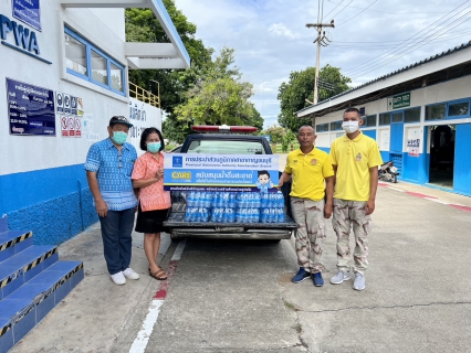 ไฟล์แนบ กปภ.สาขากาญจนบุรี สนับสนุนน้ำดื่มตราสัญลักษณ์ กปภ.ให้แก่อำเภอเมืองกาญจนบุรี