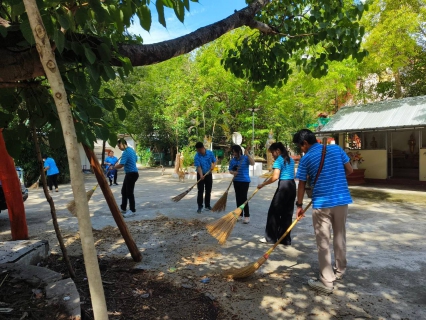 ไฟล์แนบ การประปาส่วนภูมิภาคสาขาฮอด จัดกิจกรรมถวายเทียนจำนำพรรษา ประจำปี 2566 กิจกรรมจิตอาสาทำความสะอาดลานวัด
