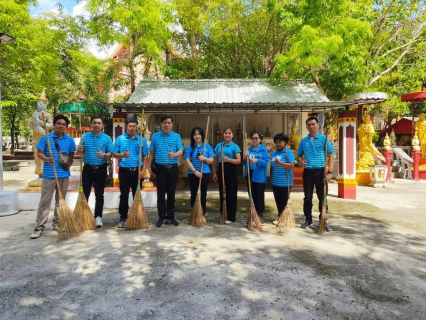 ไฟล์แนบ การประปาส่วนภูมิภาคสาขาฮอด จัดกิจกรรมถวายเทียนจำนำพรรษา ประจำปี 2566 กิจกรรมจิตอาสาทำความสะอาดลานวัด