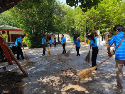 ไฟล์แนบ การประปาส่วนภูมิภาคสาขาฮอด จัดกิจกรรมถวายเทียนจำนำพรรษา ประจำปี 2566 กิจกรรมจิตอาสาทำความสะอาดลานวัด