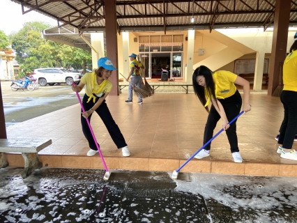 ไฟล์แนบ กปภ.สาขาขลุง เข้าร่วมกิจกรรมจิตอาสา "พัฒนาสถานที่สาธารณะ/ศาสนสถาน" เนื่องในวันเฉลิมพระชนมพรรษา พระบาทสมเด็จพระวชิรเกล้าเจ้าอยู่หัว พร้อมมอบน้ำดื่มตราสัญลักษณ์ กปภ.