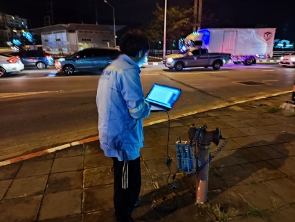 ไฟล์แนบ กปภ.สาขาภูเก็ต ร่วมกับบริษัท เอเชีย อินฟราสตรักเชอร์ แมเนจเม้นท์ (ประเทศไทย) จำกัด ลงพื้นที่ทำ step test ค้นหาท่อแตกท่อรั่วบริเวณพื้นที่ DMA-21