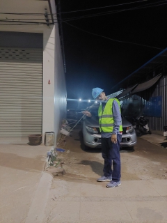 ไฟล์แนบ การประปาส่วนภูมิภาคสาขาชุมพร ดำเนินการค้นหาท่อแตกรั่ว ทำ Step Test ตามแผนงานบริการและควบคุมน้ำสูญเสีย บริเวณถนนศาลาแดง อ.เมือง จ.ชุมพร