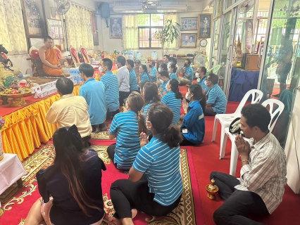 ไฟล์แนบ กปภ.สาขาคลองหลวง จัดกิจกรรมถวายเทียนจำนำพรรษา เนื่องในวันเข้าพรรษา ประจำปี 2566 และจัดกิจกรรม "จิตอาสาพัฒนาศาสนสถาน เฉลิมพระเกียรติ"