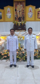 ไฟล์แนบ ร่วมพิธีทำบุญตักบาตร แด่พระภิกษุสงฆ์ จำนวน ๒๐ รูป ณ ที่ว่าการอำเภอบ้านตาขุน