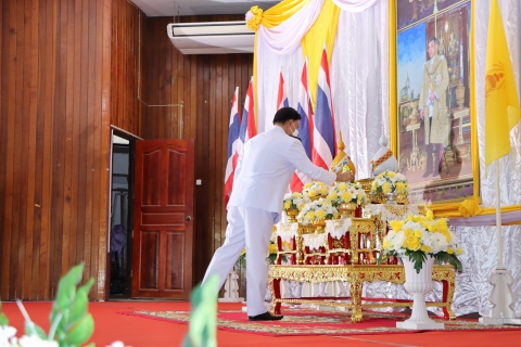 ไฟล์แนบ กปภ.สาขาท่ามะกา เข้าร่วมพิธีทำบุญตักบาตรถวายพระราชกุศล  กิจกรรมเฉลิมพระเกียรติพระบาทสมเด็จพระเจ้าอยู่หัว  เนื่องในโอกาสมหามงคลเฉลิมพระชนมพรรษา 28 กรกฎาคม 2566 ช่วงเช้า