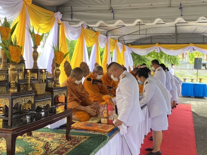 ไฟล์แนบ กปภ.สาขากุยบุรีเข้าร่วมพิธีทำบุญตักบาตรถวายเป็นพระราชกุศล เนื่องในโอกาสวันเฉลิมพระชนมพรรษาสมเด็จพระเจ้าอยู่หัว ปีพุทธศักราช 2566