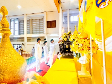 ไฟล์แนบ กปภ.สาขากุยบุรีเข้าร่วมพิธีถวายเครื่องราชสักการะและจุดเทียนถวายพระพรชัยมงคลเนื่องในโอกาสวันเฉลิมพระชนมพรรษาพระบาทสมเด็จพระเจ้าอยู่หัว ปีพุทธศักราช 2566