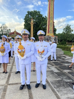 ไฟล์แนบ การประปาส่วนภูมิภาคสาขาอ่าวลึก เข้าร่วมพิธีถวายเครื่องราชสักการะและวางพานพุ่ม และพิธีจุดเทียนถวายพระพรชัยมงคล กิจกรรมเฉลิมพระเกียรติพระบาทสมเด็จพระเจ้าอยู่หัว เนื่องในโอกาสวันเฉลิมพระชนมพรรษา วันที่ 28 กรกฎาคม 2566