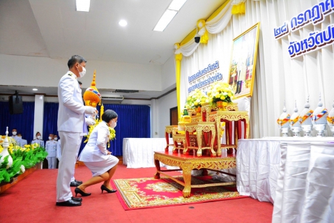 ไฟล์แนบ กปภ.สาขาปทุมธานี ร่วมกิจกรรมเฉลิมพระเกียรติพระบาทสมเด็จพระเจ้าอยู่หัว เนื่องในโอกาสวันเฉลิมพระชนมพรรษา 28 กรกฎาคม 2566 ของจังหวัดปทุมธานี 