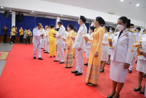 ไฟล์แนบ กปภ.สาขารังสิต(พ) ร่วมพิธีถวายเครื่องราชสักการะและวางพานพุ่ม และพิธีจุดเทียนถวายพระพรชัยมงคล  เนื่องในโอกาสมหามงคลเฉลิมพระชนมพรรษา 28 กรกฎาคม 2566