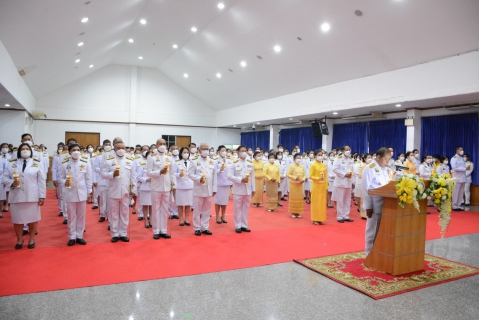 ไฟล์แนบ กปภ.สาขารังสิต(พ) ร่วมพิธีถวายเครื่องราชสักการะและวางพานพุ่ม และพิธีจุดเทียนถวายพระพรชัยมงคล  เนื่องในโอกาสมหามงคลเฉลิมพระชนมพรรษา 28 กรกฎาคม 2566