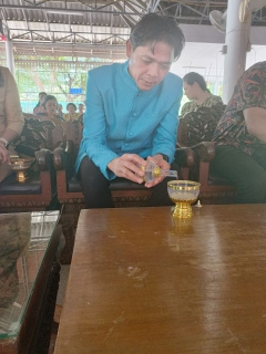 ไฟล์แนบ การประปาส่วนภูมิภาคสาขาปากน้ำประแสร์ ร่วมทำกิจกรรมโครงการสืบสานประเพณีวันเข้าพรรษา