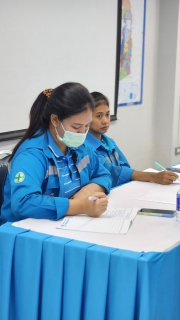 ไฟล์แนบ กปภ.สาขาอ้อมน้อย ประชุมร่วมกับผู้รับจ้าง เรื่อง การควบคุมงานติดตั้งมาตร งานวางท่อขยายเขต และระเบียบคู่มือว่าด้วยความปลอดภัยในการทำงานสำหรับผู้รับจ้าง ครั้งที่ 1/2566