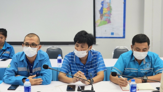 ไฟล์แนบ กปภ.สาขาอ้อมน้อย ประชุมร่วมกับผู้รับจ้าง เรื่อง การควบคุมงานติดตั้งมาตร งานวางท่อขยายเขต และระเบียบคู่มือว่าด้วยความปลอดภัยในการทำงานสำหรับผู้รับจ้าง ครั้งที่ 1/2566