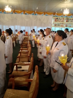 ไฟล์แนบ กปภ.สาขาสามพราน ร่วมพิธีถวายเครื่องราชสักการะและวางพานพุ่ม และพิธีจุดเทียนถวายพระพรชัยมงคล เฉลิมพระเกียรติพระบาทสมเด็จพระเจ้าอยู่หัว  เนื่องในโอกาสมหามงคลเฉลิมพระชนมพรรษา