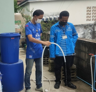 ไฟล์แนบ กปภ.สาขากำแพงเพชร ส่งมิสเตอร์ทันใจ ตรวจสอบน้ำไหลอ่อน สร้างรอยยิ้มให้ลูกค้า