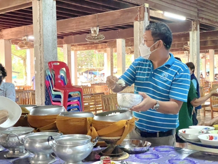 ไฟล์แนบ กปภ.สาขาขลุง เข้าร่วมกิจกรรมเข้าวัดทำบุญวันธรรมสวนะ (วันพระ) ณ วัดอีแงว ตำบลวันยาว อำเภอขลุง จังหวัดจันทบุรี