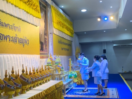 ไฟล์แนบ กปภ.สาขาบางปะกง ร่วมพิธีถวายเครื่องราชสักการะและวางพานพุ่ม และพิธีจุดเทียนถวายพระพรชัยมงคล เฉลิมพระเกียรติพระบาทสมเด็จพระเจ้าอยู่หัว เนื่องในโอกาสมหามงคลเฉลิมพระชนมพรรษา 28 กรกฎาคม 2566