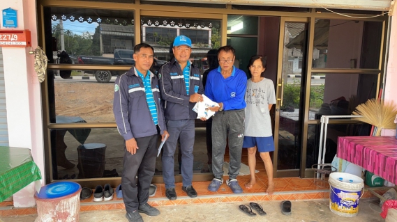 ไฟล์แนบ การประปาส่วนภูมิสาขาจันดี ลงพื้นที่จัดโครงการเติมใจให้กัน