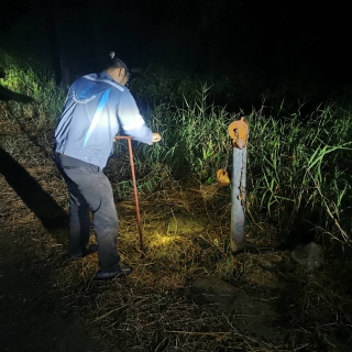ไฟล์แนบ กปภ.สาขาปากพนัง ลงพื้นที่เดินสำรวจหาท่อแตก/ท่อรั่ว จากการทำ step test ในพื้นที่ DM-03-02-01 ตามแผนลดน้ำสูญเสีย บริเวณพื้นที่ด่านภาษี อ.ปากพนัง จ.นครศรีธรรมราช    