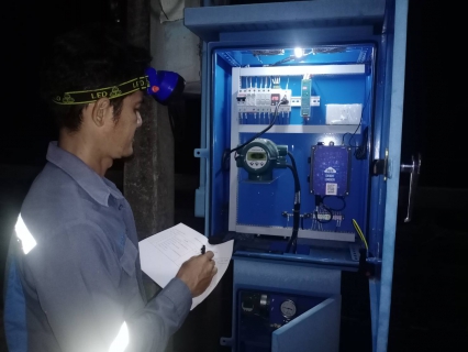 ไฟล์แนบ กปภ.สาขาปากพนัง ลงพื้นที่เดินสำรวจหาท่อแตก/ท่อรั่ว จากการทำ step test ในพื้นที่ DM-03-02-01 ตามแผนลดน้ำสูญเสีย บริเวณพื้นที่ด่านภาษี อ.ปากพนัง จ.นครศรีธรรมราช    