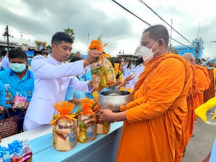 ไฟล์แนบ กปภ.สาขาชุมพร เข้าร่วมพิธีทำบุญตักบาตรถวายพระราชกุศล เนื่องในโอกาสมหามงคลเฉลิมพระชนมพรรษา 12 สิงหาคม 2566