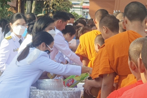 ไฟล์แนบ กปภ.ข.6 ร่วมพิธีทำบุญตักบาตรถวายพระราชกุศลกิจกรรมเฉลิมพระเกียรติสมเด็จพระนางเจ้าสิริกิติ์ พระบรมราชินีนาถ พระบรมราชชนนีพันปีหลวงเนื่องในโอกาสวันเฉลิมพระชนมพรรษา 12 สิงหาคม 2566 