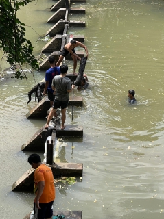 ไฟล์แนบ กปภ.สาขาด่านช้าง จัดกิจกรรมกั้นฝายชะลอน้ำลำคลองกระเสียว โรงสูบน้ำแรงต่ำ กปภ.สาขาด่านช้าง