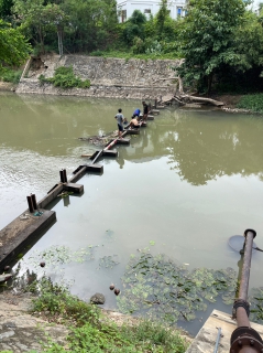 ไฟล์แนบ กปภ.สาขาด่านช้าง จัดกิจกรรมกั้นฝายชะลอน้ำลำคลองกระเสียว โรงสูบน้ำแรงต่ำ กปภ.สาขาด่านช้าง