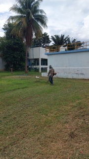 ไฟล์แนบ กปภ.สาขาด่านช้าง จัดกิจกรรมปรับปรุงภูมิทัศน์ ตัดหญ้าทำความสะอาดบริเวณสถานีผลิตน้ำตามแผนปฏิบัติงาน 