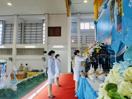 ไฟล์แนบ กปภ.สาขากุยบุรี ร่วมพิธีถวายเครื่องราชสักการะ วางพานพุ่ม และจุดเทียนชัยถวายพระพรชัยมงคล เนื่องใน วันเฉลิมพระชนมพรรษา สมเด็จพระนางเจ้าสิริกิติ์ พระบรมราชินีนาถ พระบรมราชชนนีพันปีหลวง  12 สิงหาคม 2566