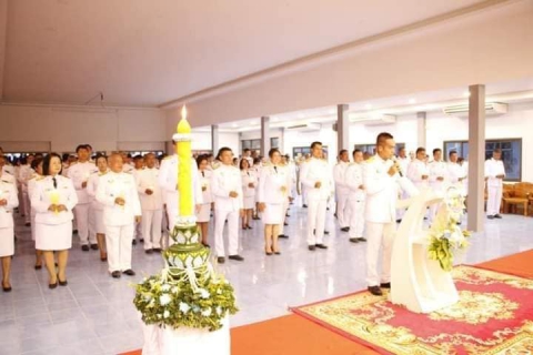 ไฟล์แนบ การประปาส่วนภูมิภาคสาขาอ่าวลึก เข้าร่วมพิธีถวายเครื่องราชสักการะและวางพานพุ่ม และพิธีจุดเทียนถวายพระพรชัยมงคล เนื่องในโอกาสวันเฉลิมพระเกียรติสมเด็จพระนางเจ้าสิริกิติ์ พระบรมราชินีนาถ พระบรมราชชนนีพันปีหลวง เนื่องในโอกาสมหามงคลเฉลิมพระชนมพรรษา 12 สิงหาคม 2566 