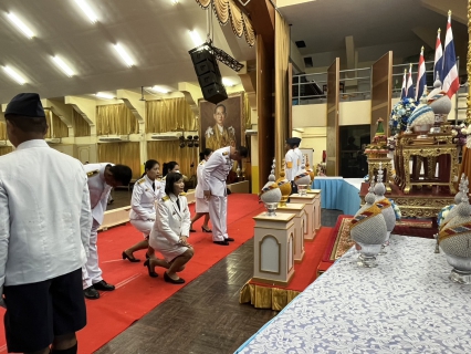 ไฟล์แนบ กปภ.สาขาคลองท่อม ได้เข้าร่วมพิธีถวายเครื่องราชสักการะและวางพานพุ่ม 