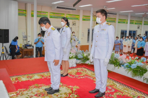 ไฟล์แนบ การประปาส่วนภูมิภาคสาขาท่าแซะ เข้าร่วมพิธีถวายราชสักการะและวางพานพุ่ม พร้อมจุดเทียนถวายพระพรชัยมงคล เนื่องในโอกาสวันเฉลิมพระชนมพรรษา สมเด็จพระนางเจ้าสิริกิติ์ พระบรมราชินีนาถ พระบรมราชชนนีพันปีหลวง