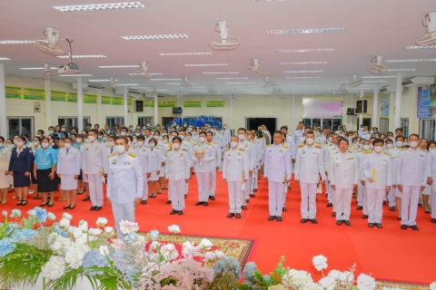 ไฟล์แนบ การประปาส่วนภูมิภาคสาขาท่าแซะ เข้าร่วมพิธีถวายราชสักการะและวางพานพุ่ม พร้อมจุดเทียนถวายพระพรชัยมงคล เนื่องในโอกาสวันเฉลิมพระชนมพรรษา สมเด็จพระนางเจ้าสิริกิติ์ พระบรมราชินีนาถ พระบรมราชชนนีพันปีหลวง