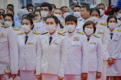 ไฟล์แนบ การประปาส่วนภูมิภาคสาขาท่าแซะ เข้าร่วมพิธีถวายราชสักการะและวางพานพุ่ม พร้อมจุดเทียนถวายพระพรชัยมงคล เนื่องในโอกาสวันเฉลิมพระชนมพรรษา สมเด็จพระนางเจ้าสิริกิติ์ พระบรมราชินีนาถ พระบรมราชชนนีพันปีหลวง