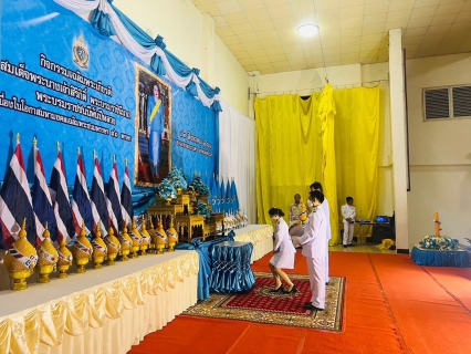 ไฟล์แนบ กปภ.สาขาวัฒนานคร เข้าร่วมพิธีถวายเครื่องราชสักการะและวางพานพุ่มและพิธีจุดเทียนชัยถวายพระพรชัยมงคล  เนื่องในโอกาสวันเฉลิมพระชนมพรรษา 12 สิงหาคม  2566