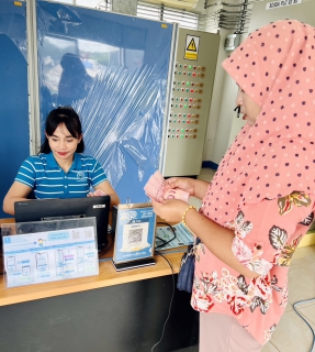 ไฟล์แนบ กปภ.สาขาภูเก็ต ลงพื้นที่รับชำระค่าน้ำประปานอกสถานที่ครั้งที่ 2 ประจำเดือน สิงหาคม 2566 ณ สถานีผลิตน้ำบ้านบางโจ