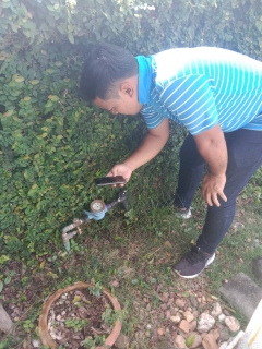 ไฟล์แนบ กปภ.สาขาบ้านตาขุน ลงพื้นที่สุ่มมาตรวัดน้ำของลูกค้า ตรวจสอบมาตรและรายงานมาตร 0 หน่วย