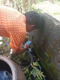 ไฟล์แนบ กปภ.สาขาบ้านตาขุน ลงพื้นที่สุ่มมาตรวัดน้ำของลูกค้า ตรวจสอบมาตรและรายงานมาตร 0 หน่วย