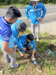ไฟล์แนบ การประปาส่วนภูมิภาคสาขาอ่าวลึก ลงพื้นที่ตามโครงการ "ผู้ใช้น้ำมั่นใจ กปภ.เช็คชัวร์" โดยทำการตรวจสอบแรงดันน้ำ บริเวณพื้นที่อำเภออ่าวลึก จังหวัดกระบี่ 