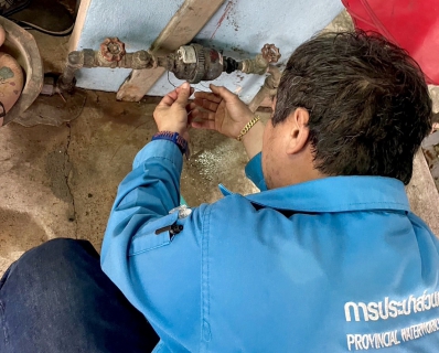 ไฟล์แนบ กปภ.สาขาขลุง ออกสำรวจหาท่อรั่วในพื้นที่ตามแผน MM02 สถานีผลิตน้ำขลุง จ่ายส่งสถานีผลิตน้ำพลิ้ว บริเวณถนนสุขุมวิท (ฝั่งตึกดำน้ำหยด), ถนนเทศบาลสาย3, หัวอ่าง พร้อมเช็คแรงดันในพื้นที่